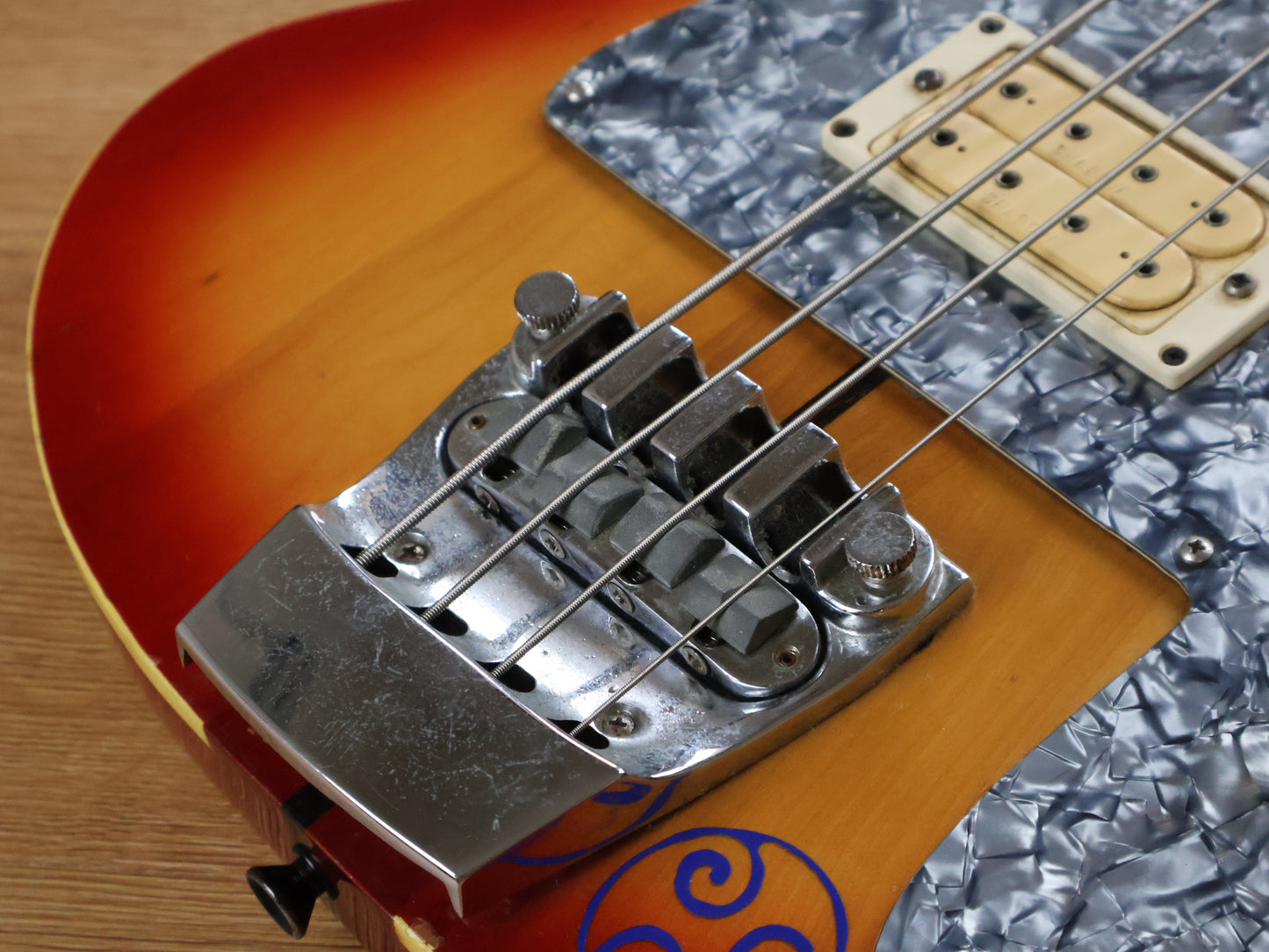 1970's Emperador Japan "4001" Bass (Fireglo)