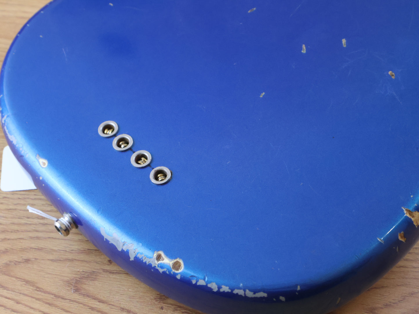 1971 Fender USA Musicmaster Bass (Refinished Metallic Blue)