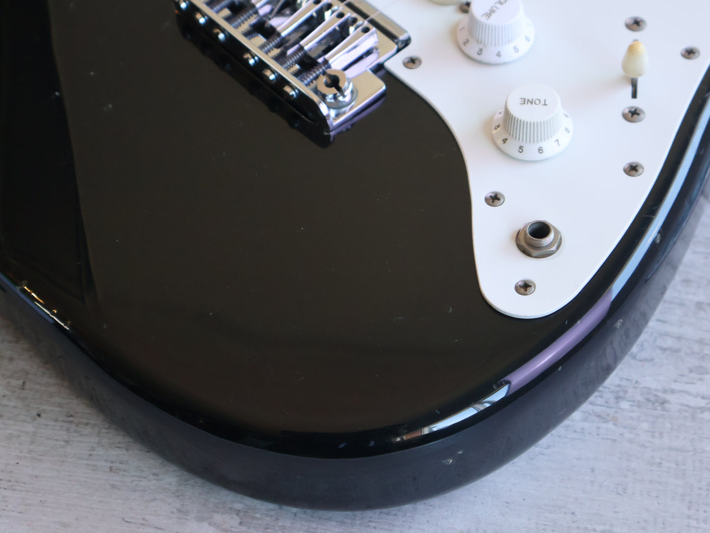 1983 Fender Japan "Dan Smith" Two-Knob Stratocaster (Black)