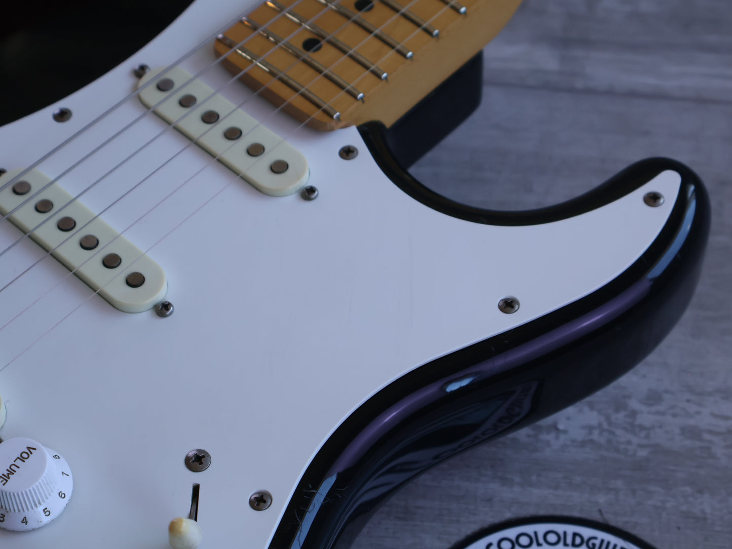 1983 Fender Japan "Dan Smith" Two-Knob Stratocaster (Black)