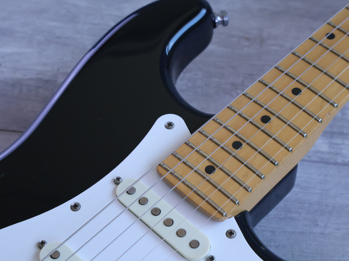 1983 Fender Japan "Dan Smith" Two-Knob Stratocaster (Black)