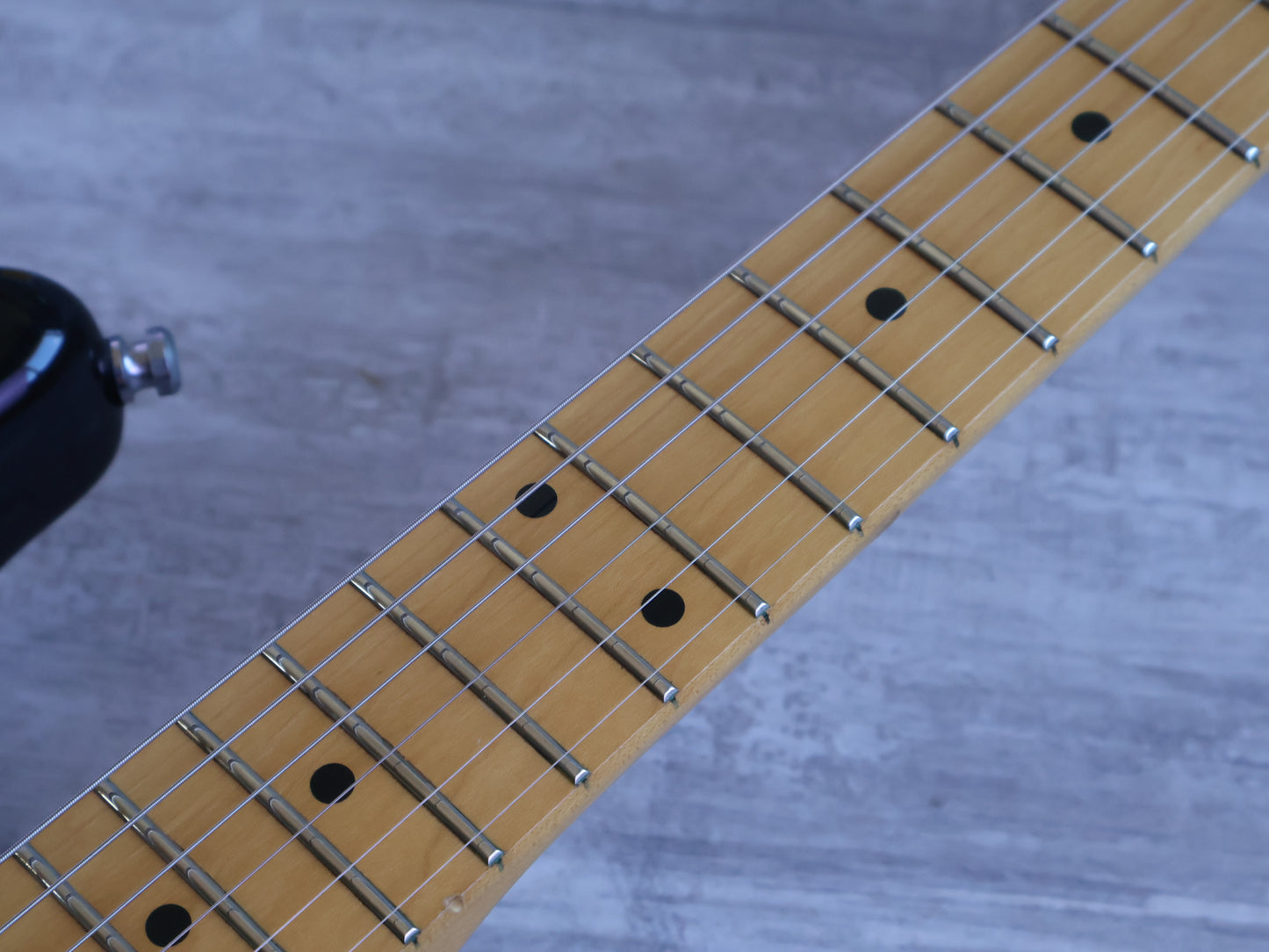 1983 Fender Japan "Dan Smith" Two-Knob Stratocaster (Black)