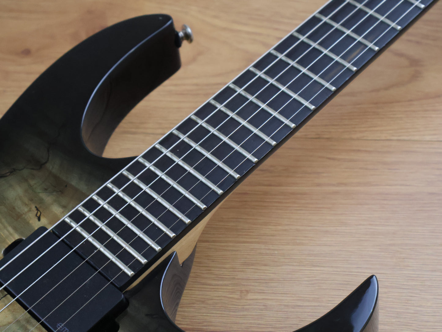 2015 Ibanez RGIX20FESM Iron Label (Foggy Stained Black)