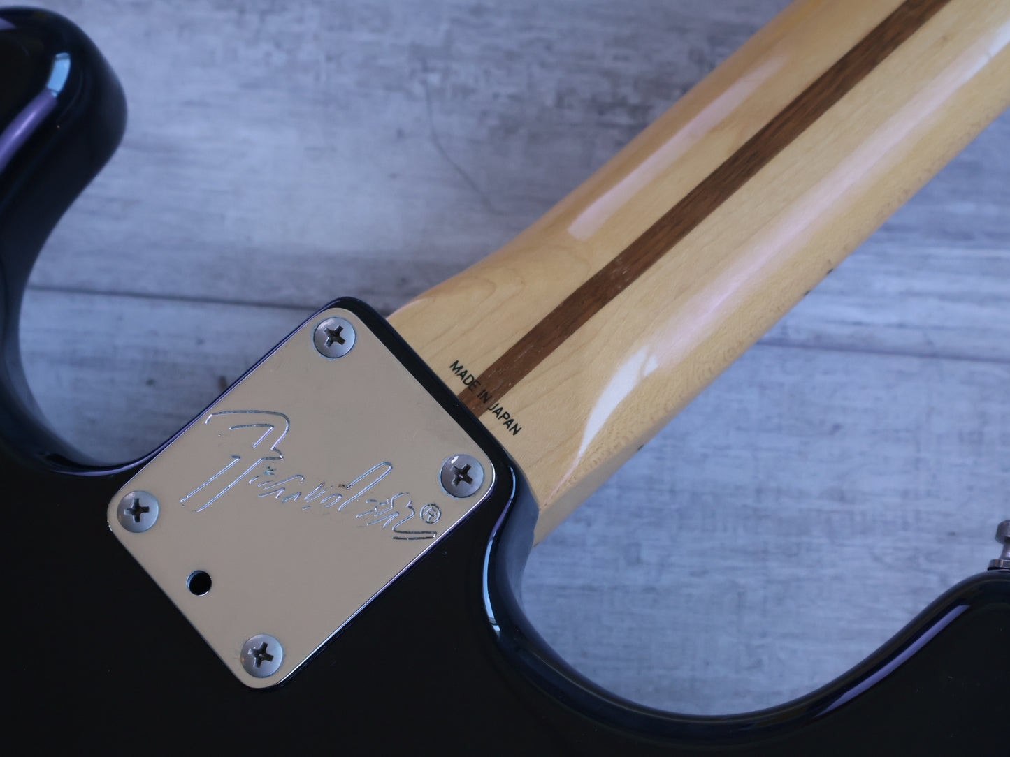 1983 Fender Japan "Dan Smith" Two-Knob Stratocaster (Black)
