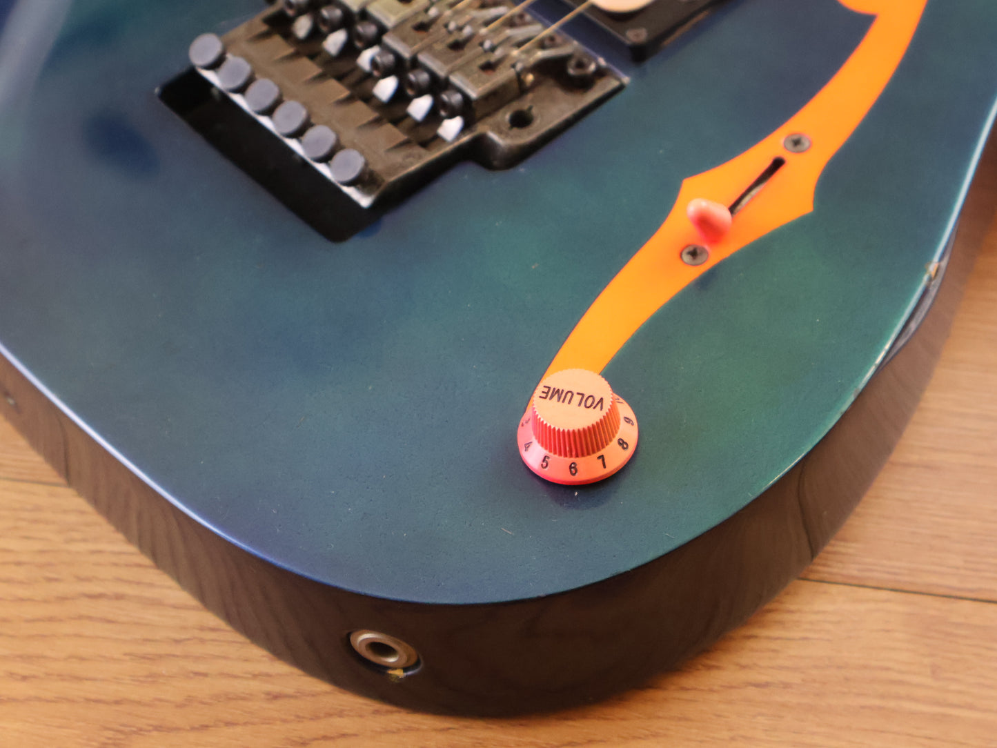 1990 Ibanez Japan PGM100 Paul Gilbert Signature Model Superstrat (Jewel Blue)