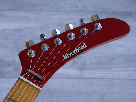 1980's Riverhead (by Headway Japan) HH Superstrat (Candy Apple Red)