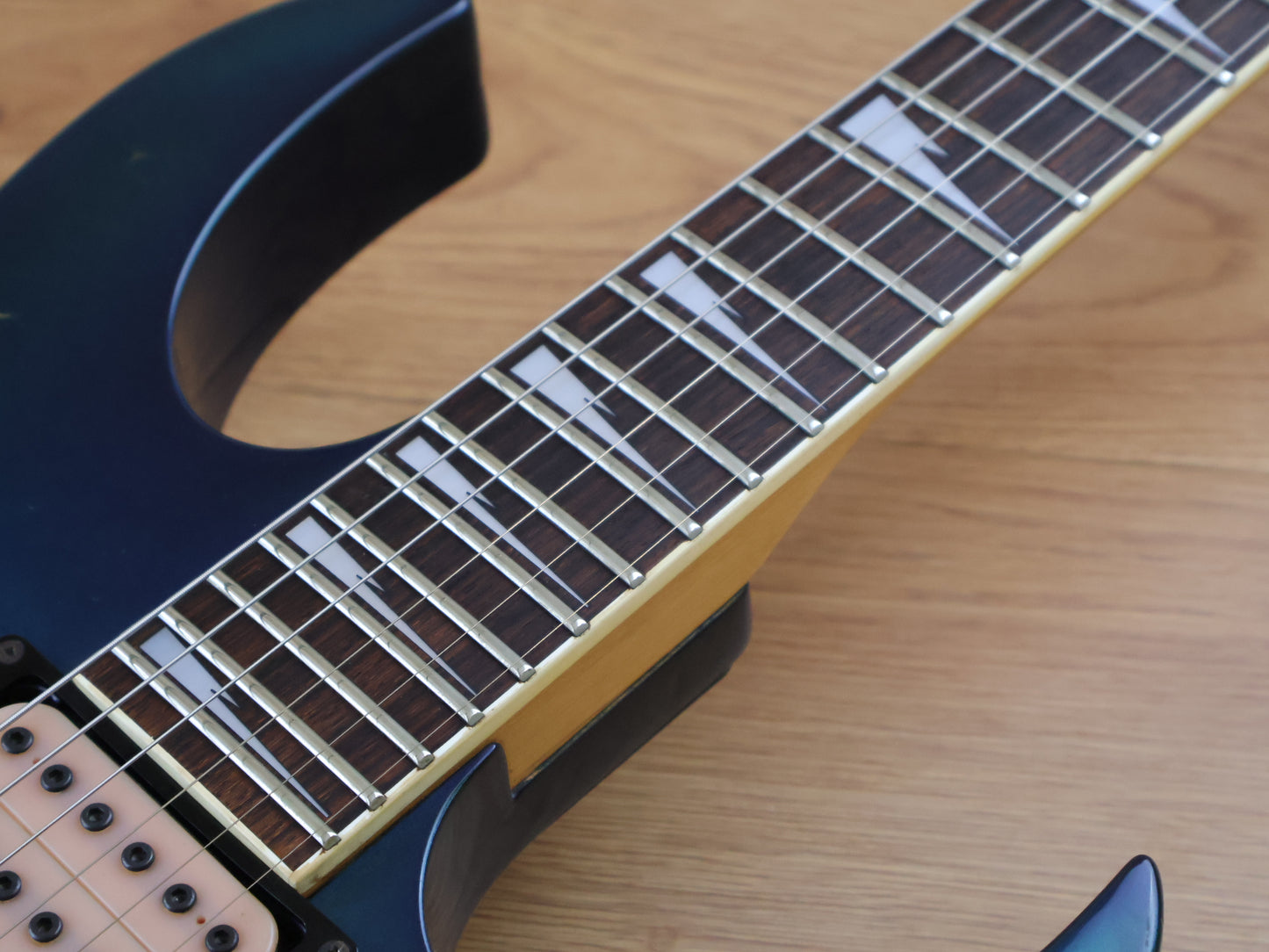 1990 Ibanez Japan PGM100 Paul Gilbert Signature Model Superstrat (Jewel Blue)