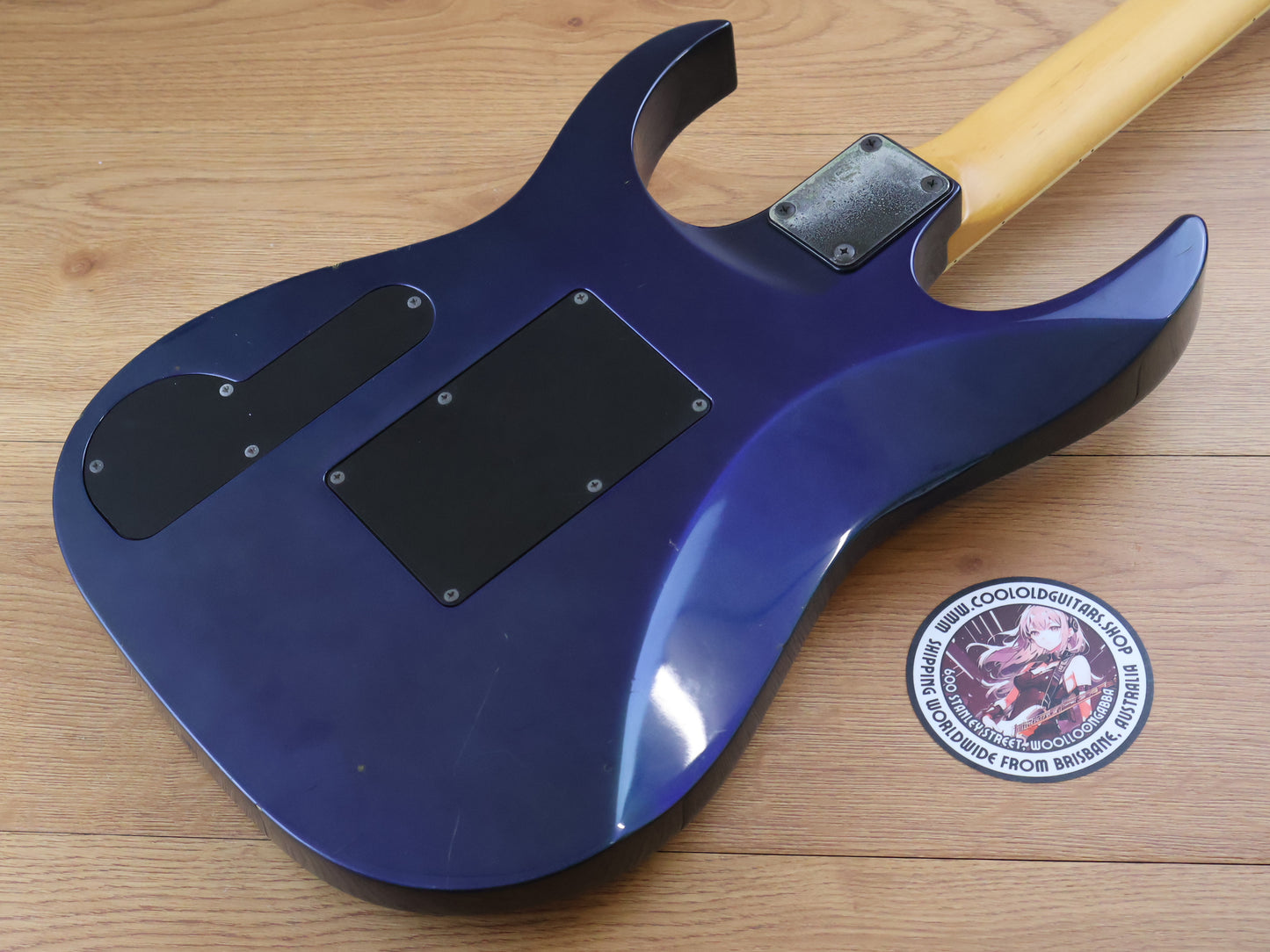 1990 Ibanez Japan PGM100 Paul Gilbert Signature Model Superstrat (Jewel Blue)