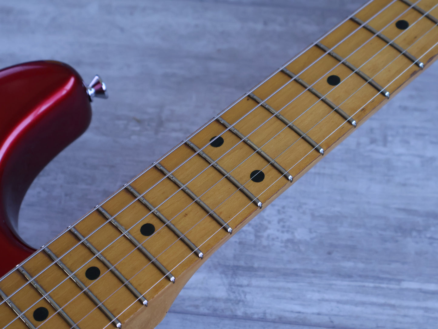 1980's Riverhead (by Headway Japan) HH Superstrat (Candy Apple Red)