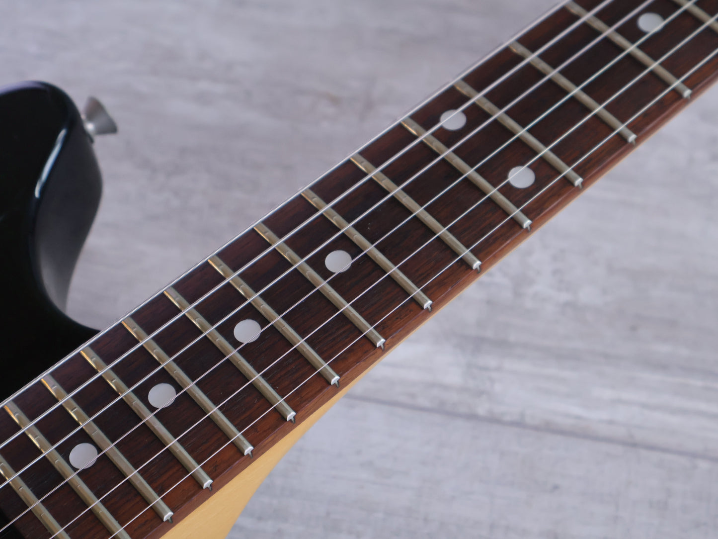 1990 Heartfield (by Fender Japan) RR-7 "Rock and Roll" (Black)
