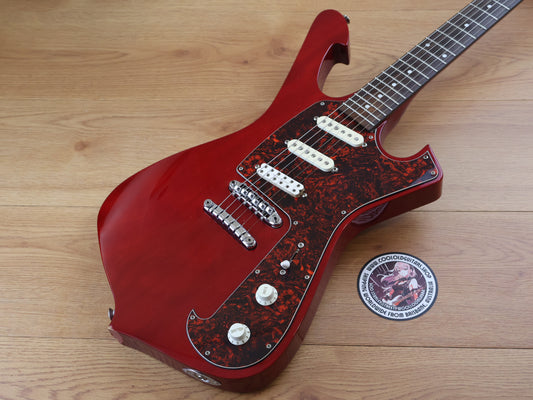 2011 Ibanez FRM100 Paul Gilbert Fireman (Transparent Red)
