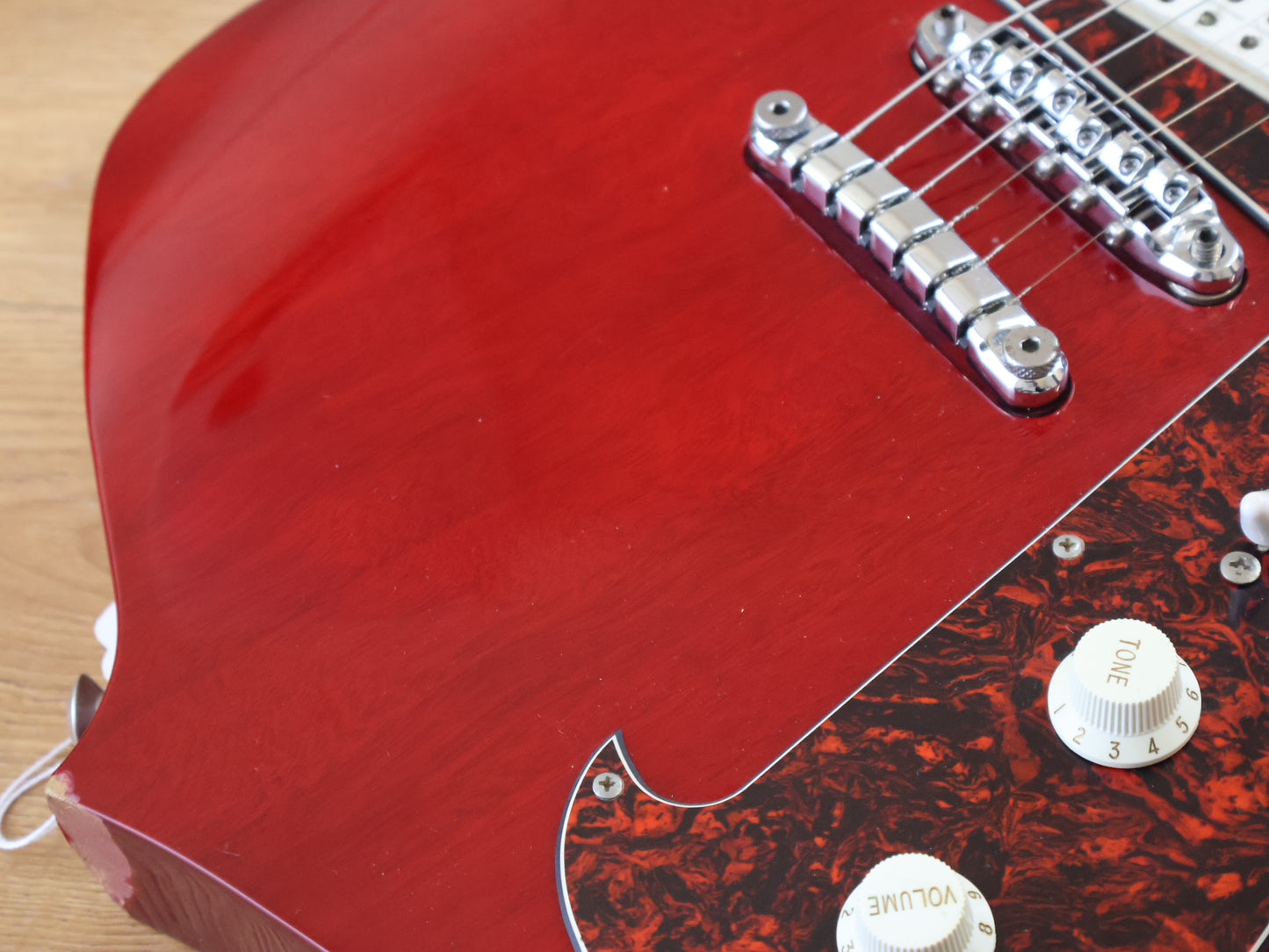 2011 Ibanez FRM100 Paul Gilbert Fireman (Transparent Red)