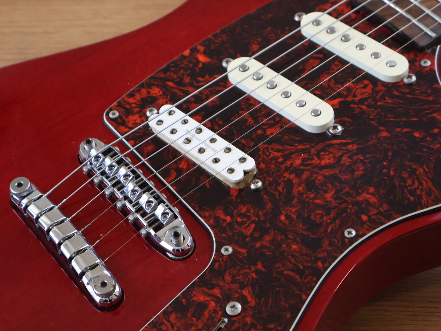 2011 Ibanez FRM100 Paul Gilbert Fireman (Transparent Red)