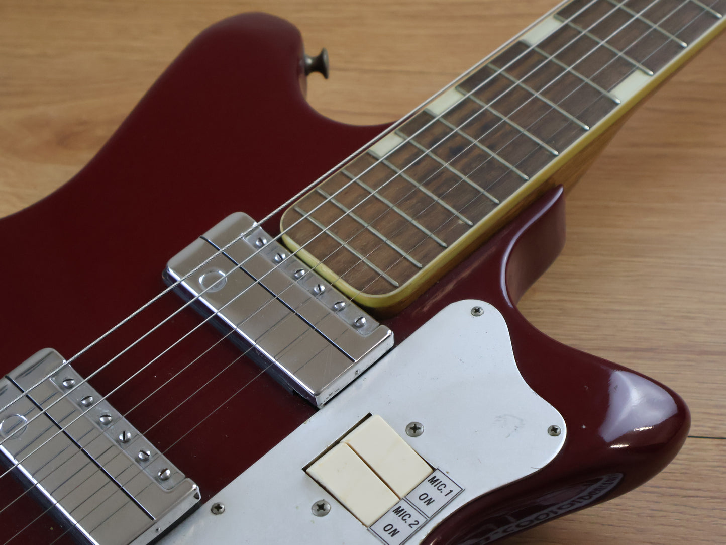 1962 Teisco Japan MJ-2 Weird Old Guitar (Red)