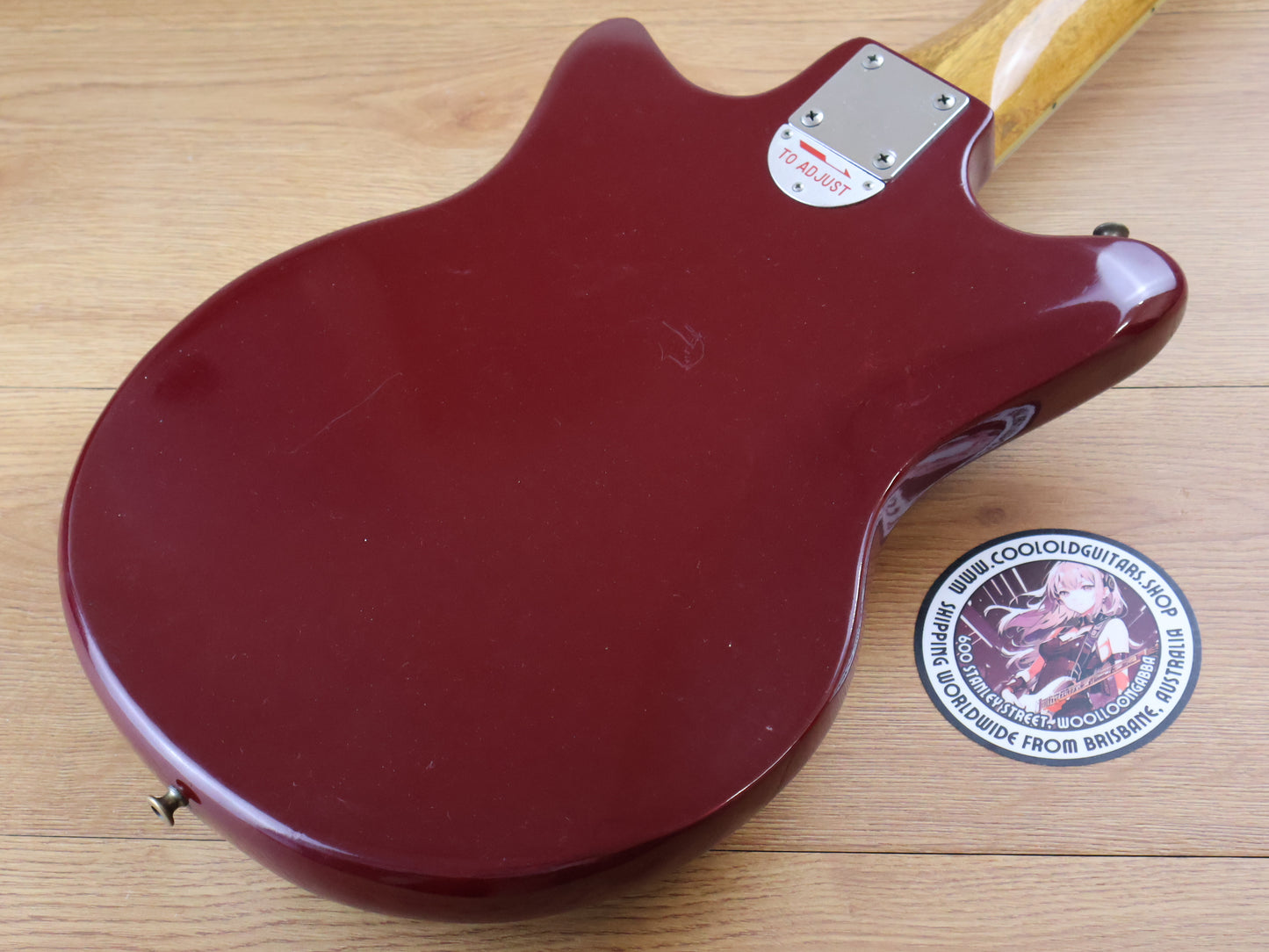 1962 Teisco Japan MJ-2 Weird Old Guitar (Red)