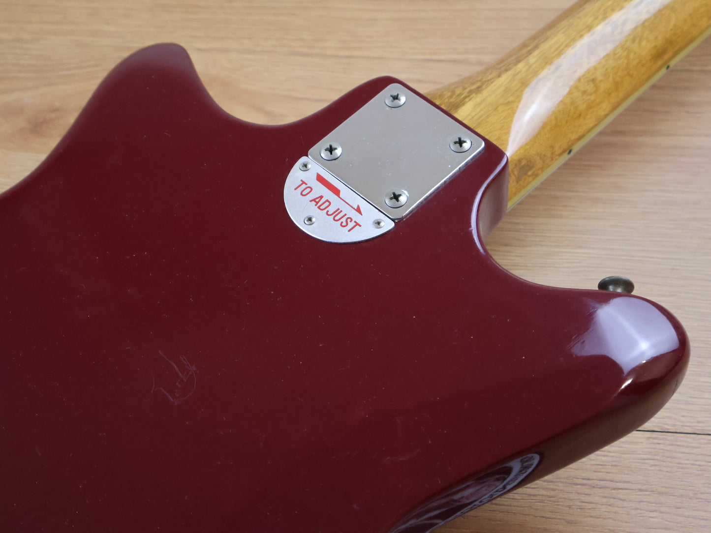 1962 Teisco Japan MJ-2 Weird Old Guitar (Red)