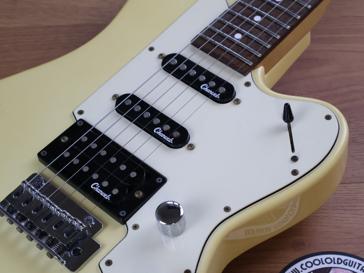2000's Charvel Japan EM-SC Surfcaster Offset (Vintage White)