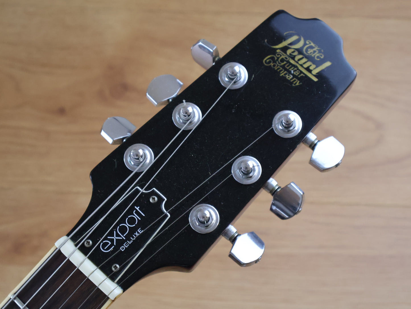 1970's Pearl Export Deluxe Double Cutaway SG (Transparent Red)