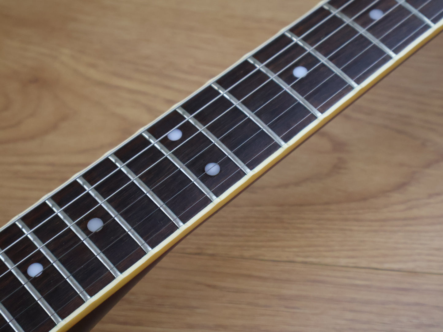 1970's Pearl Export Deluxe Double Cutaway SG (Transparent Red)