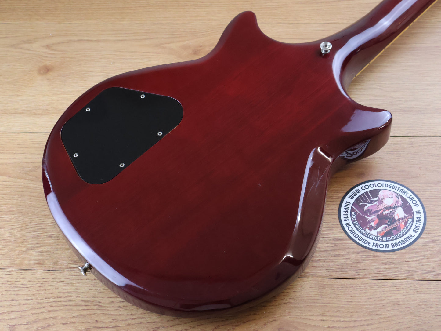 1970's Pearl Export Deluxe Double Cutaway SG (Transparent Red)