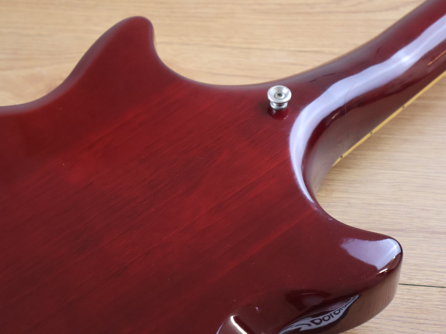 1970's Pearl Export Deluxe Double Cutaway SG (Transparent Red)