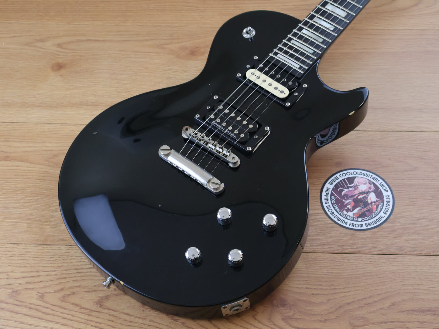 2008 ESP Japan Custom Takada Artist Build 24 Fret Les Paul (Black)