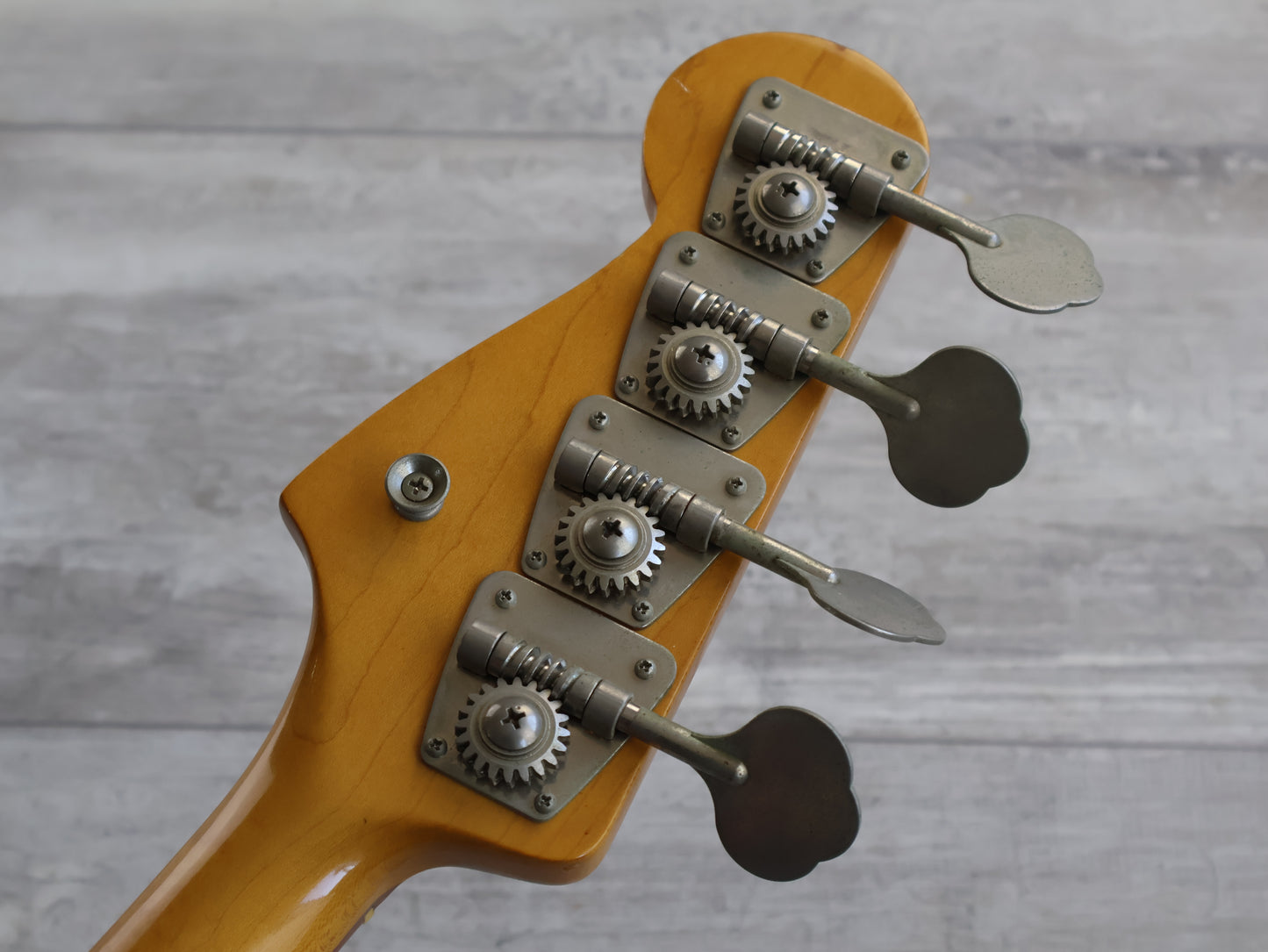 1989 Fender Japan JB62-75 '62 Reissue Jazz Bass w/Alembic PJ Pickups (Vintage White)