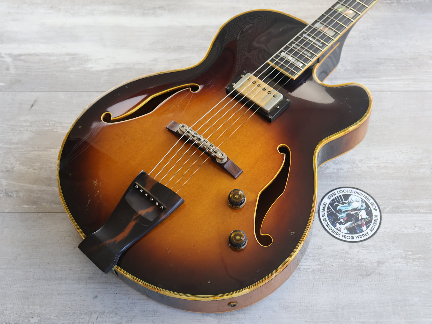 1983 Ibanez Japan JP20 Joe Pass Signature Hollowbody (Brown Sunburst)