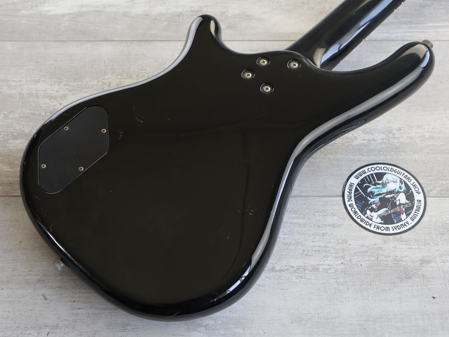 1992 Rockoon Japan (by Kawai) RB-51JJ FL Fretless Bass (Black)