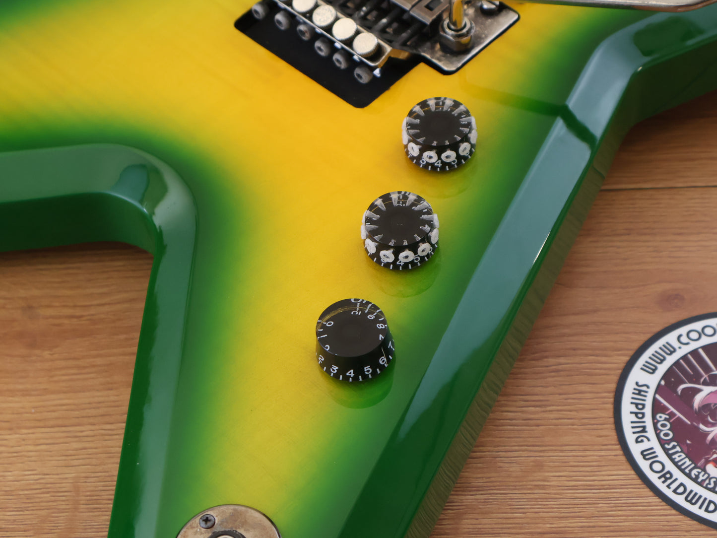 2007 Dean Korea RZR255 Dimebag Model Razorback V (Dime Slime)