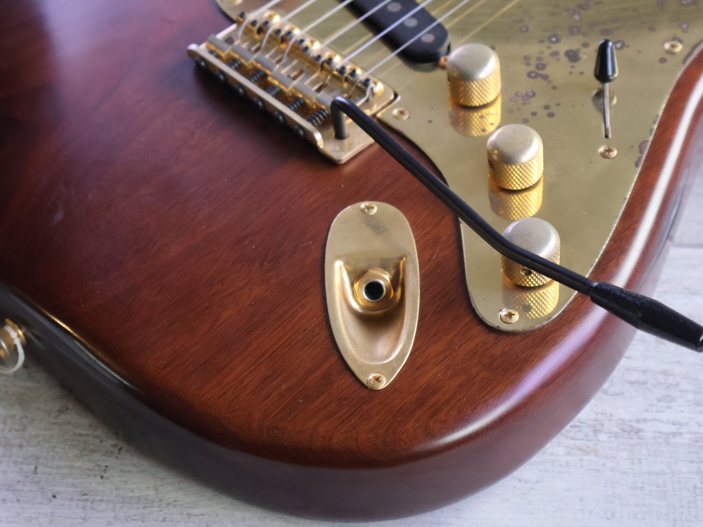 1985 Bill Lawrence BC2E-130WL "Walnut" S-Style w/Tokai Pickups