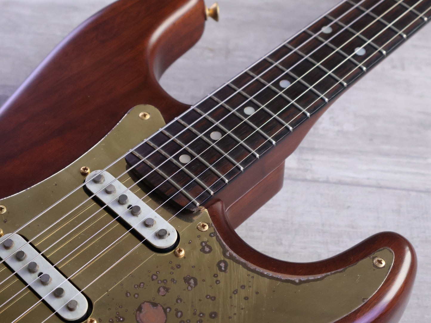 1985 Bill Lawrence BC2E-130WL "Walnut" S-Style w/Tokai Pickups