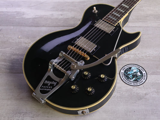 1981 Greco Japan EG-500C Super Power Les Paul Custom w/Bigsby (Ebony)