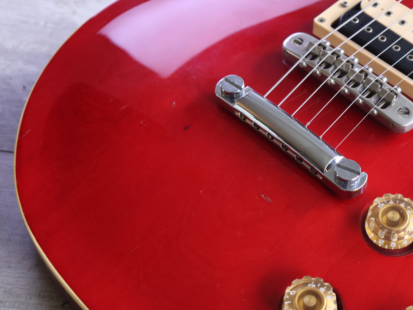 1981 Aria Pro II (Matsumoku) PE-R60 Single Cutaway (Red)