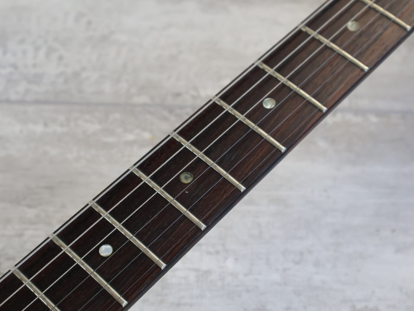 1985 Rockoon/Schaller Japan (by Kawai) RG Series "Thumb" Guitar (Pearl White)