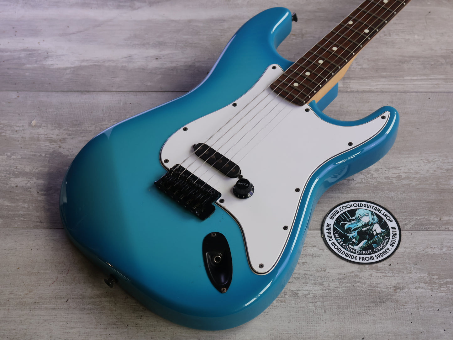 1980's Bill Lawrence (by Morris Japan) BCOR-55B "Kogure" S-Style (Blueburst)