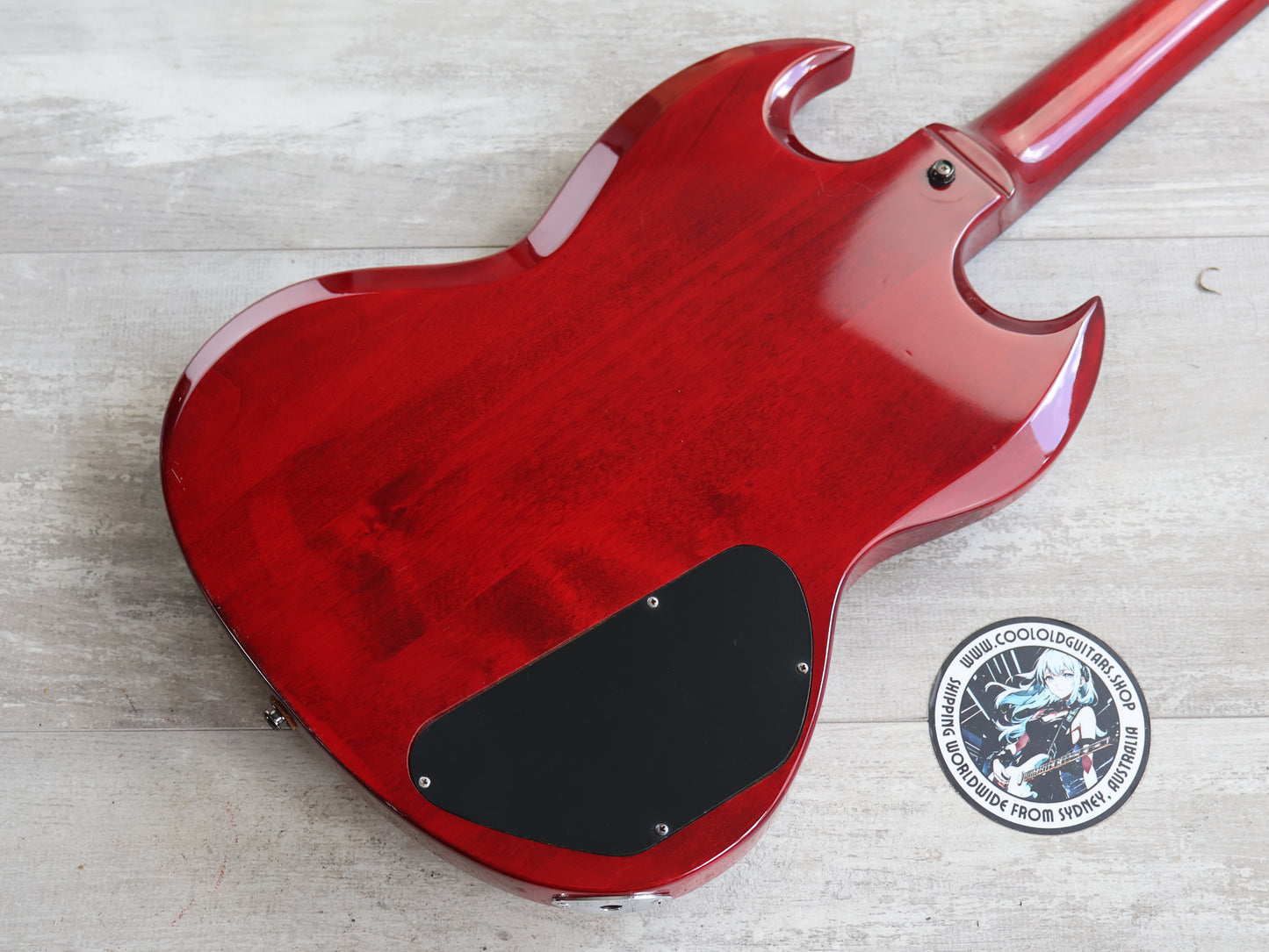 1994 Epiphone Korea (by Gibson) G-400 LH Left Handed SG (Cherry Red)