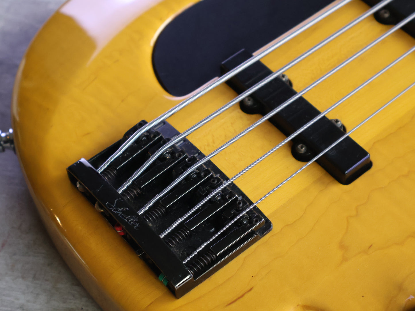 1990's ESP Japan GP-II Custom Order Neckthrough 5-String Bass w/Alembic (Natural)