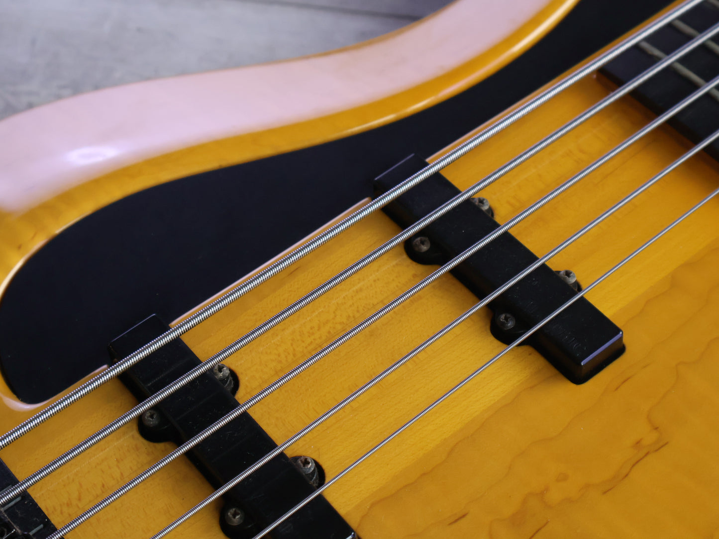 1990's ESP Japan GP-II Custom Order Neckthrough 5-String Bass w/Alembic (Natural)