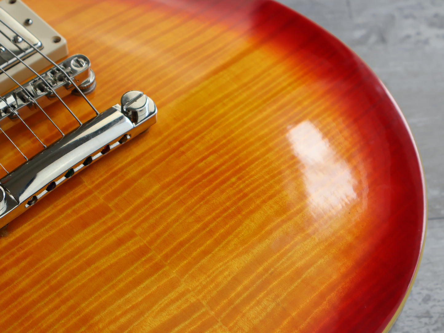 2011 Epiphone (by Gibson) LH Left Handed Les Paul Standard Plus Top (Heritage Cherry Sunburst)