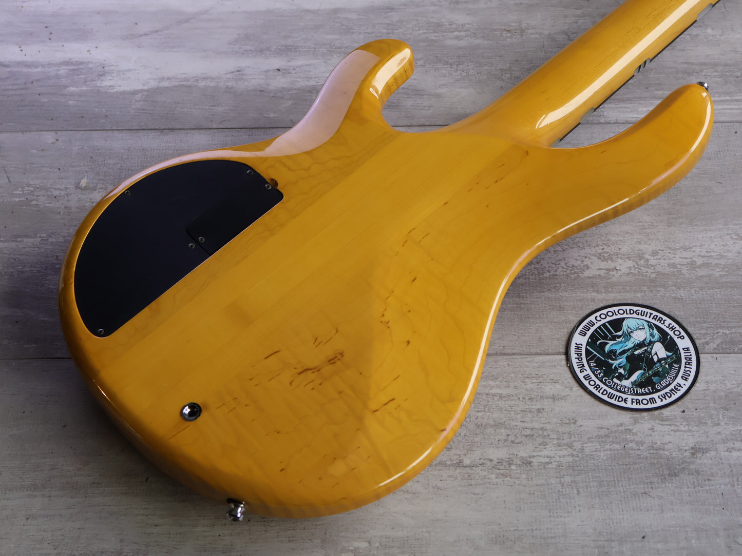 1990's ESP Japan GP-II Custom Order Neckthrough 5-String Bass w/Alembic (Natural)