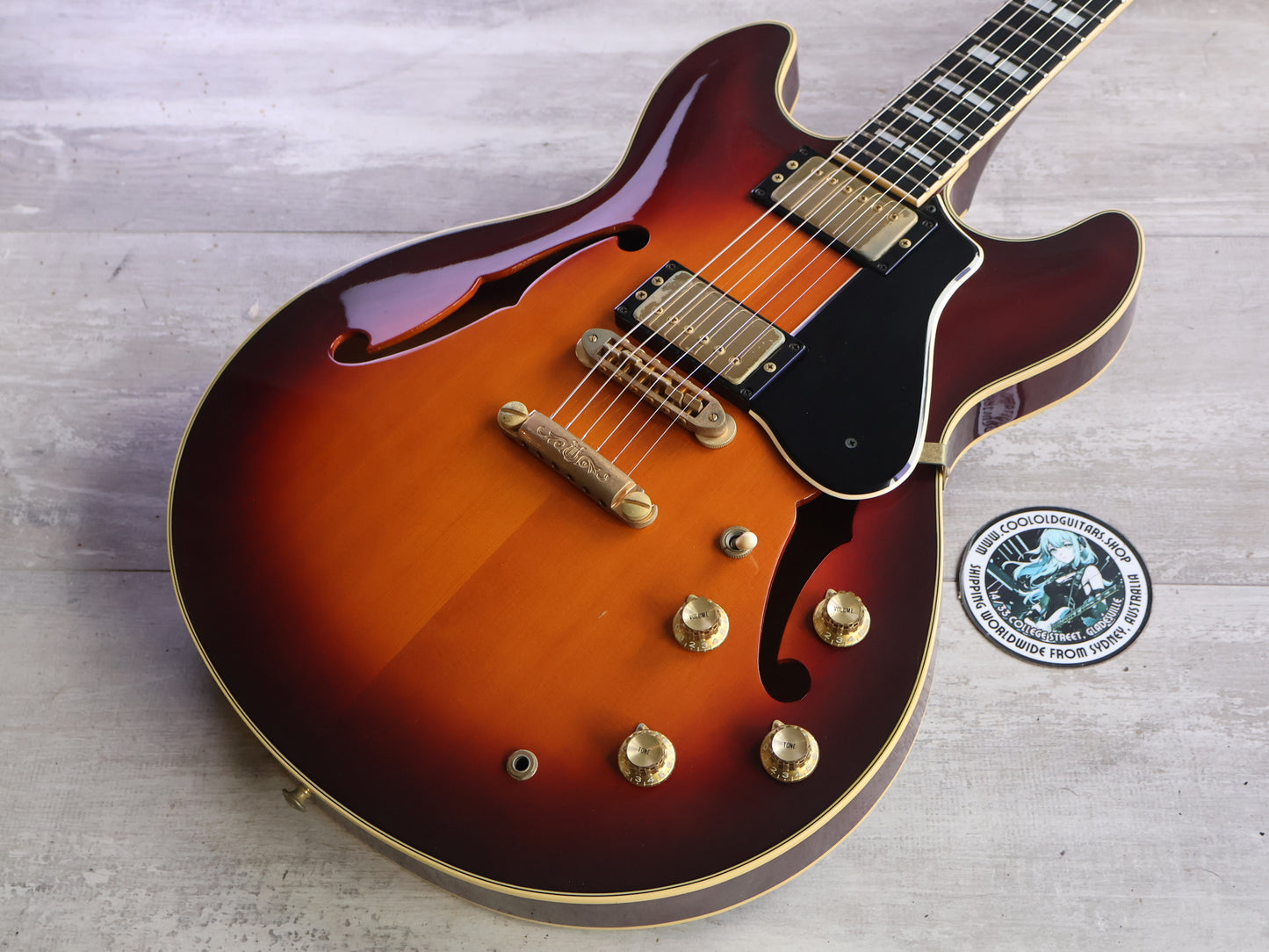 1980 Yamaha Japan SA2000S 335 Semi Hollowbody (Sunburst)