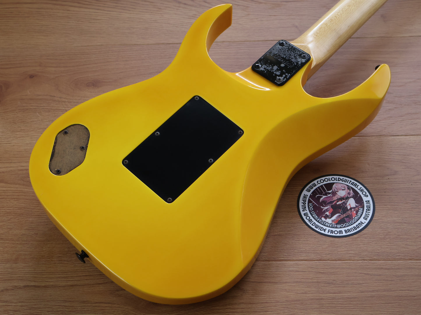 1989 Ibanez Japan RG-550 Superstrat (Faded Desert Sun Yellow)