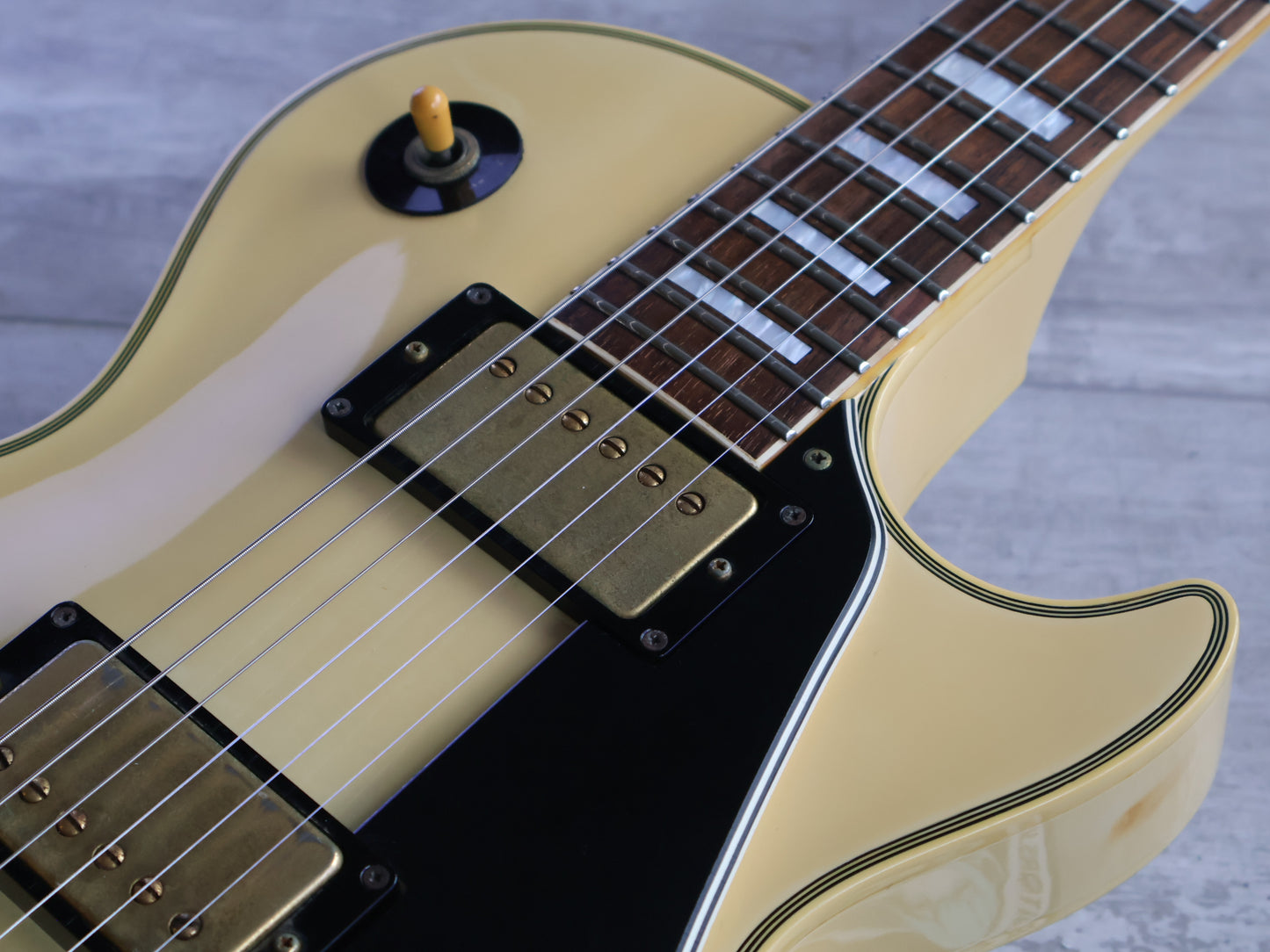 1988 Greco Japan EGC68-60 Les Paul Custom (Vintage White)