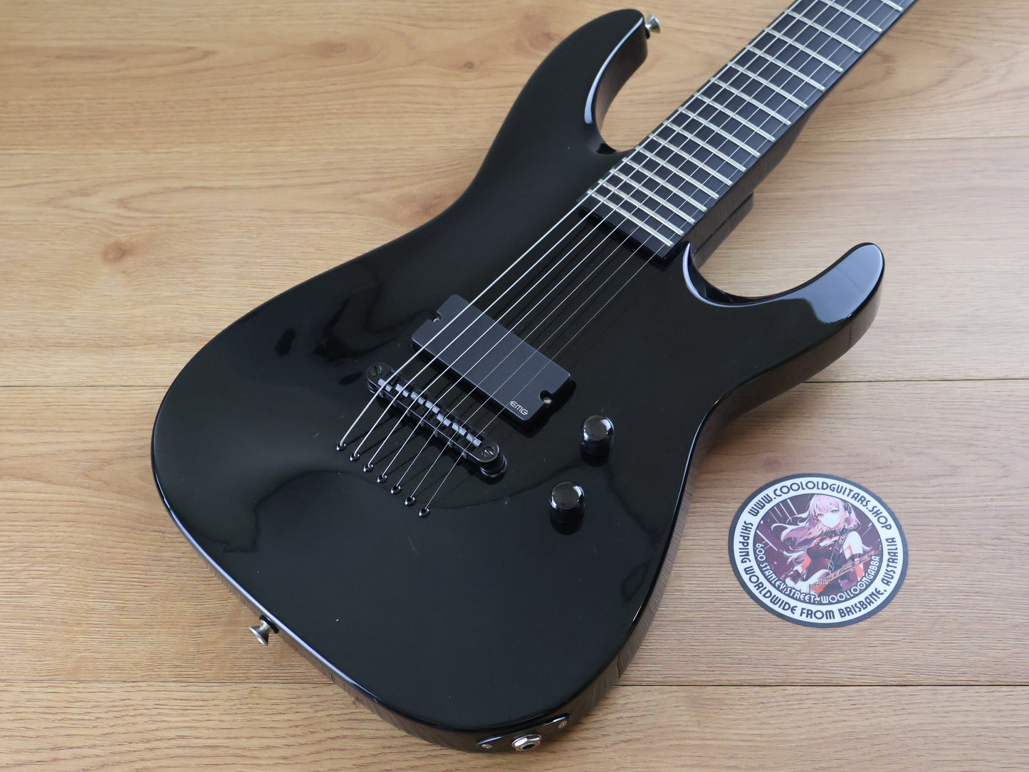 1997 Jackson Japan COW7 Christian Olde Wolbers Signature 7-String (Black)
