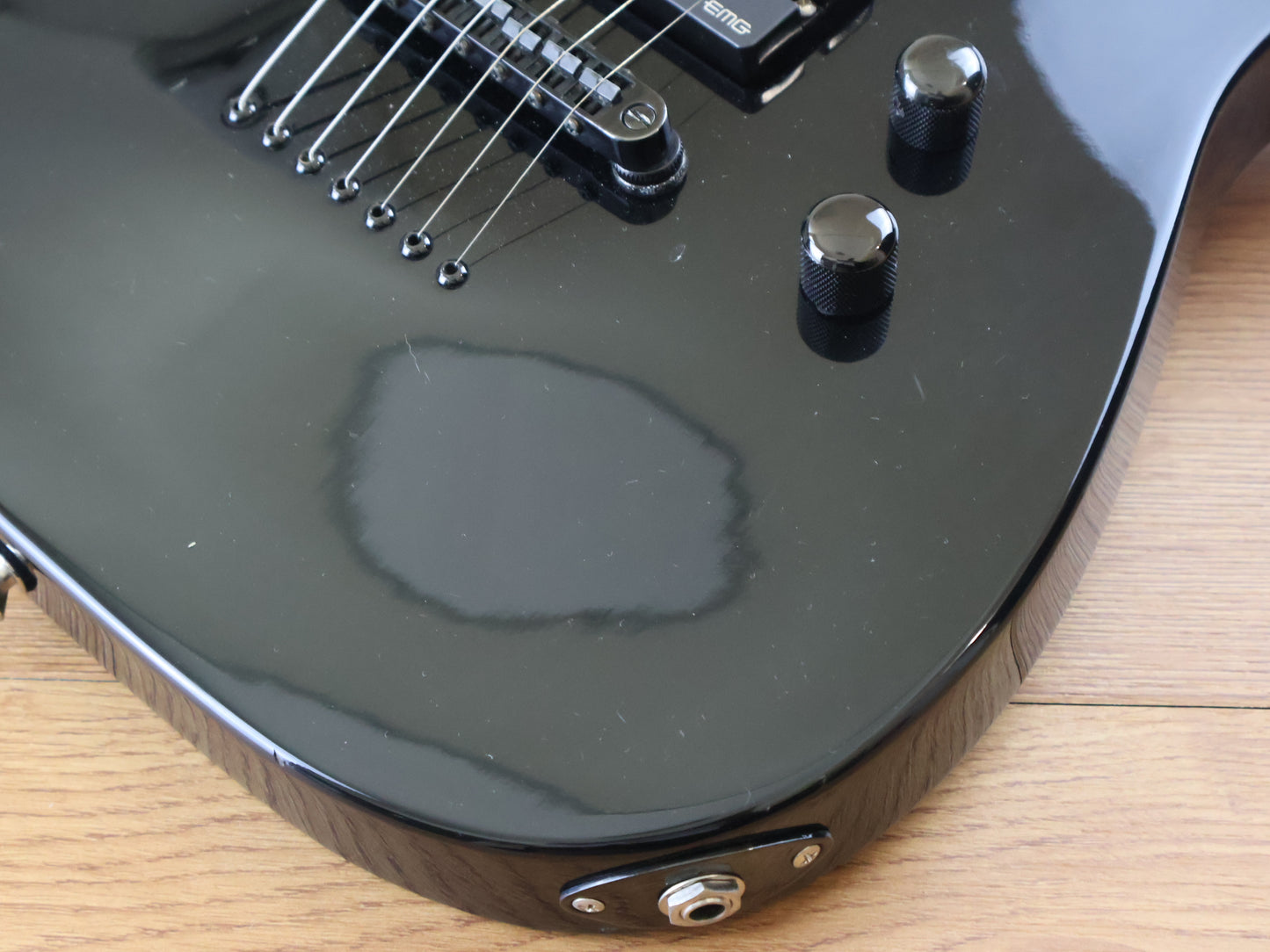 1997 Jackson Japan COW7 Christian Olde Wolbers Signature 7-String (Black)