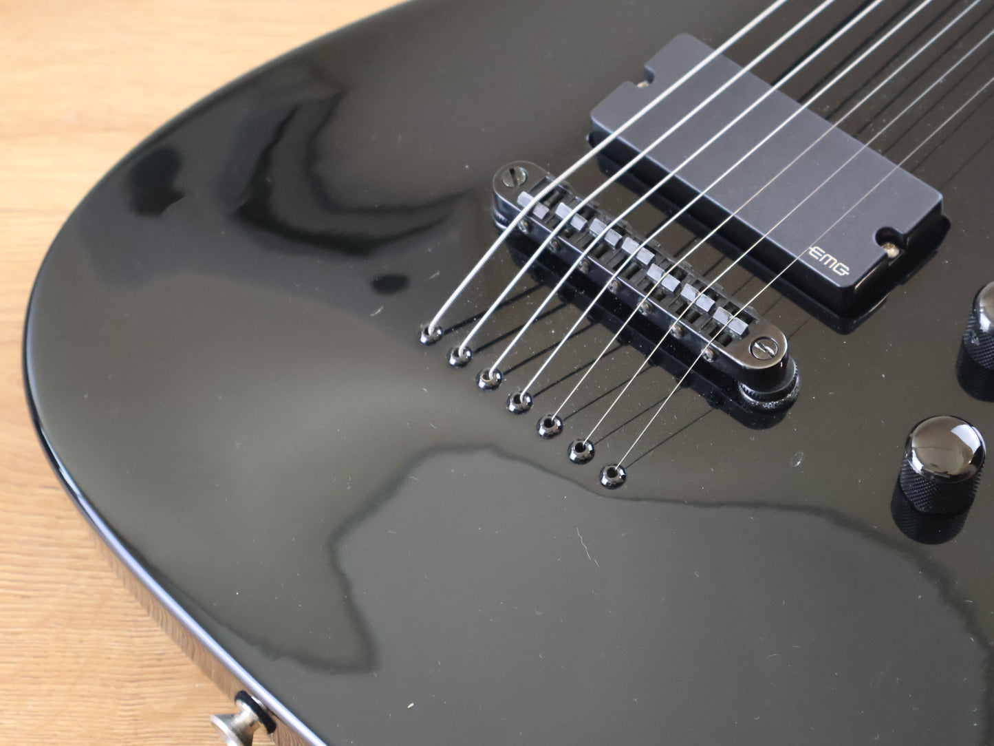 1997 Jackson Japan COW7 Christian Olde Wolbers Signature 7-String (Black)