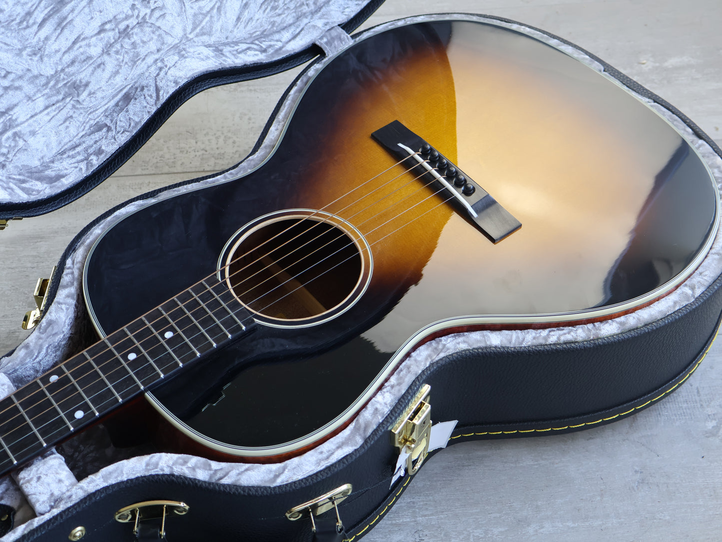 Eastman E10 OOSSL Traditional OO LH Left Handed Acoustic Guitar (Sunburst)