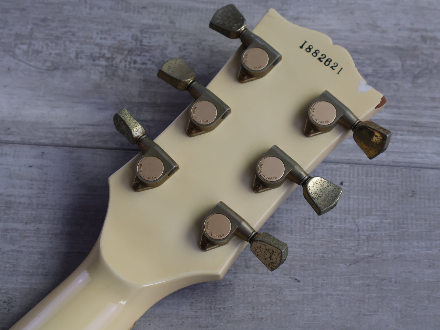 1988 Greco Japan EGC68-60 Les Paul Custom (Vintage White)
