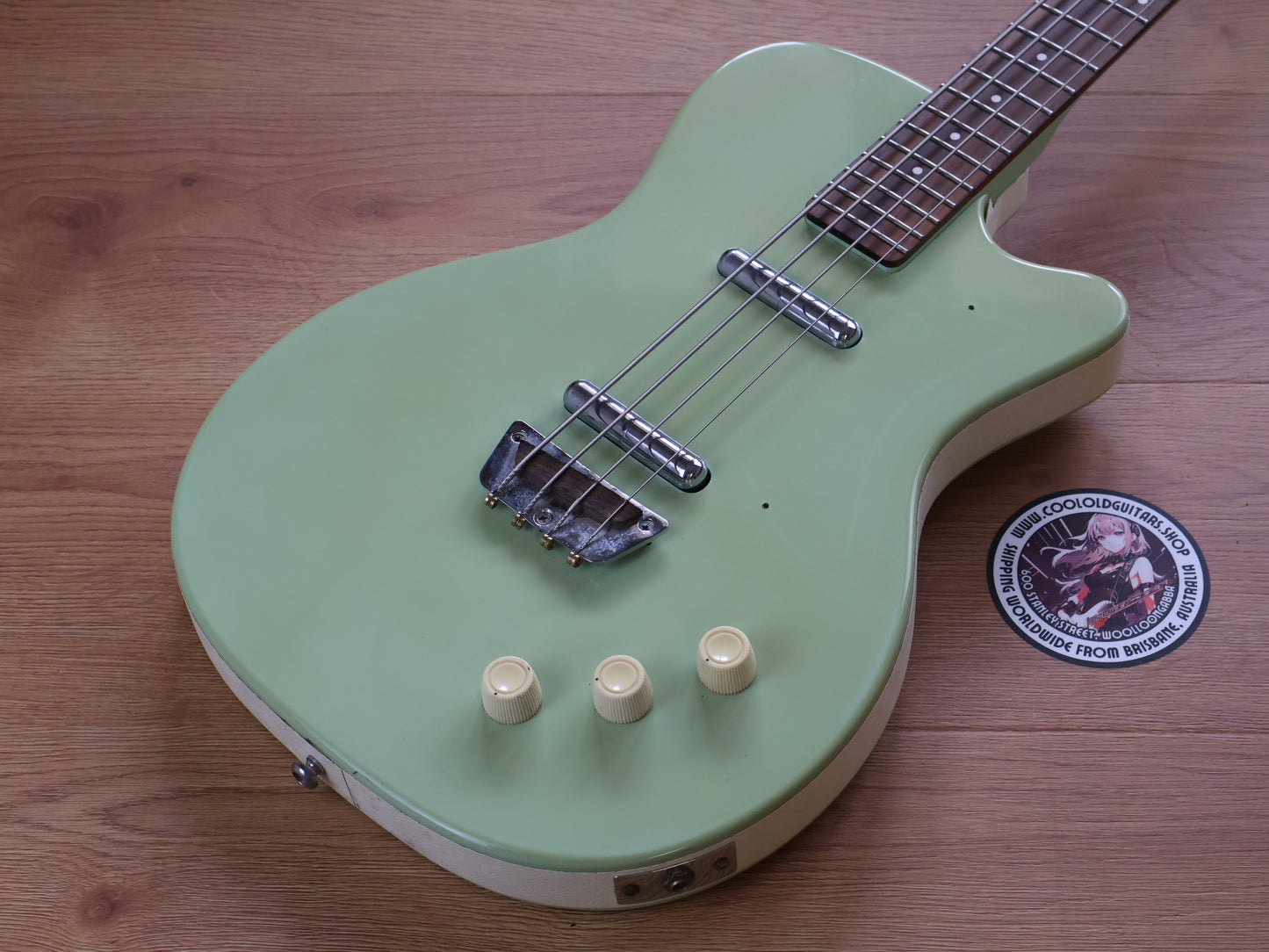 Danelectro '56 Single Cutaway Electric Bass (Aqua)